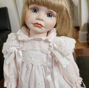 Vintage porcelain doll from the Hamilton collection.
